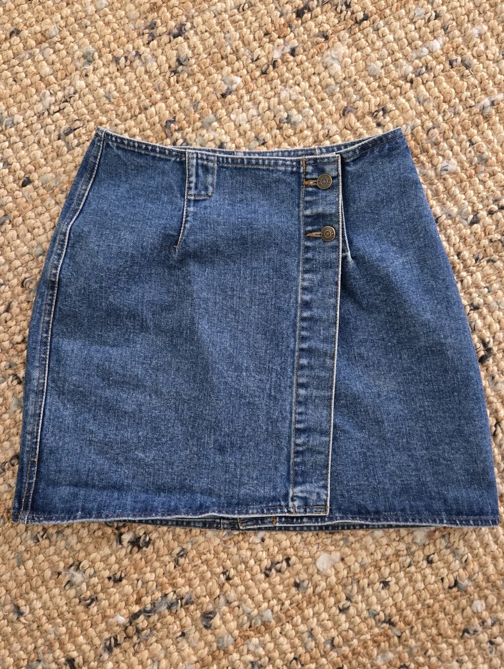 Georges Marciano]Classic Blue Denim Mini Skirt